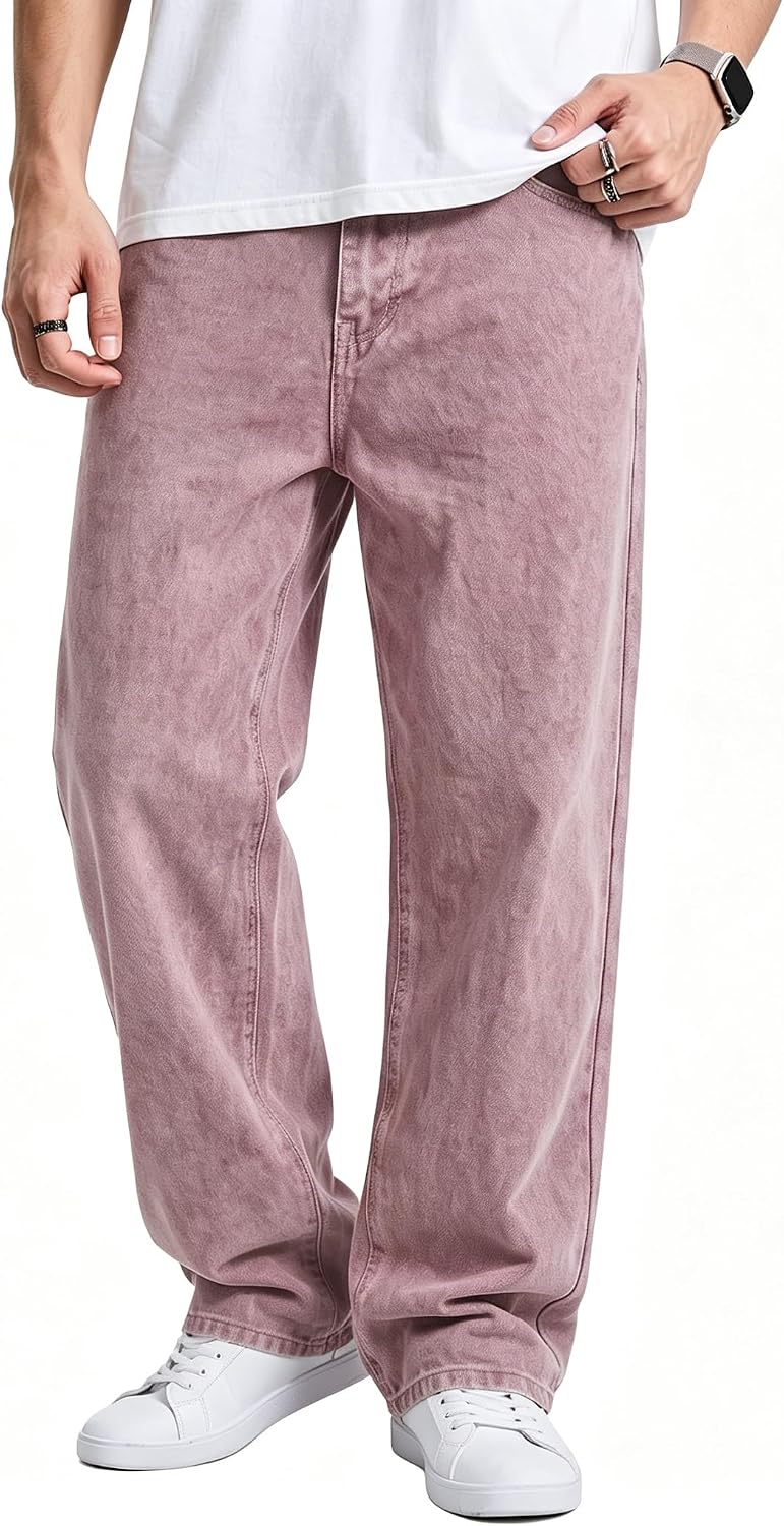 Men's Stretch Baggy Denim Pants