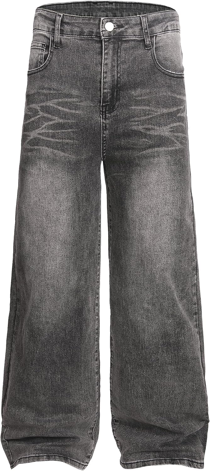 Men's Wide Leg Baggy Jeans