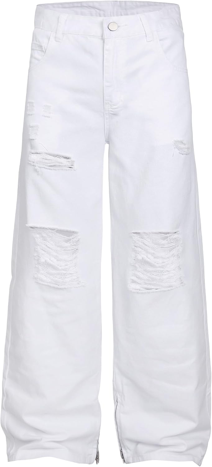 Men's Wide Leg Baggy Jeans